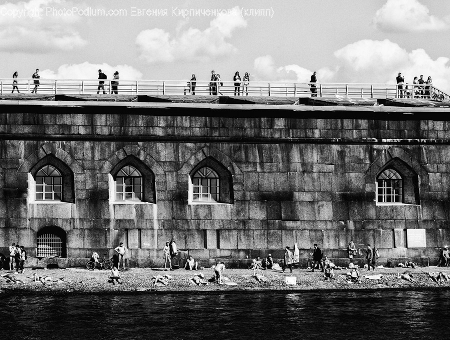 Bridge, Building, Water, Urban, Harbor