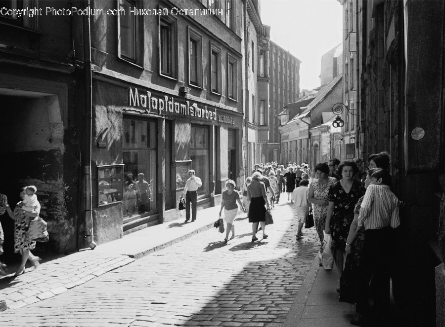 Human, People, Person, Alley, Alleyway