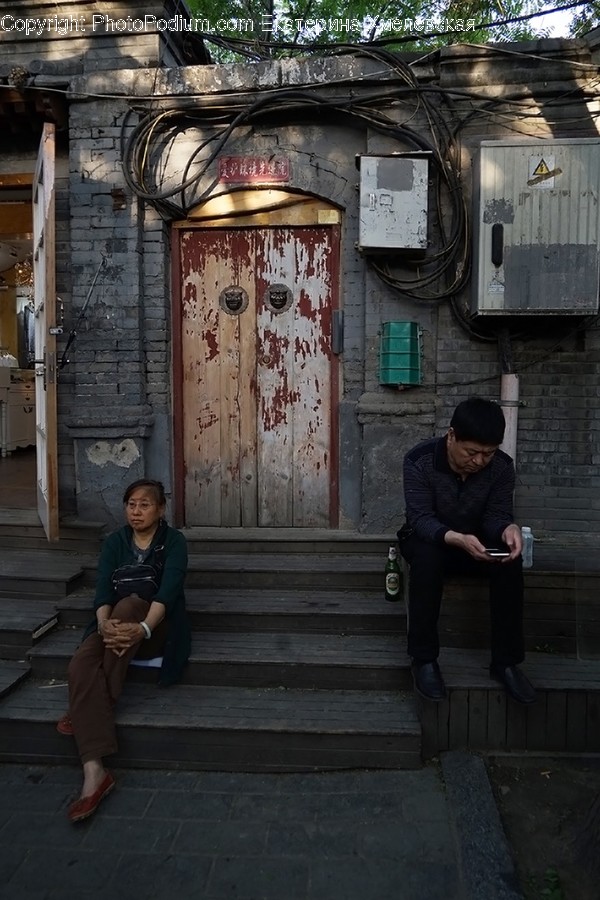 Human, People, Person, Brick, Alley