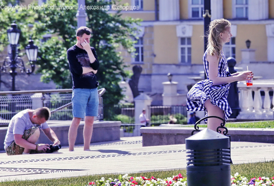 Human, People, Person, Shorts, Blonde