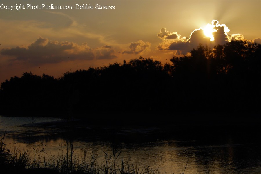 Dawn, Dusk, Nature, Outdoors, Red Sky