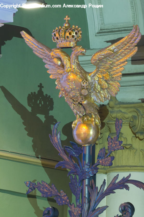 Emblem, Logo, Dragon, Floral Design, Glass, Goblet, Flower Arrangement