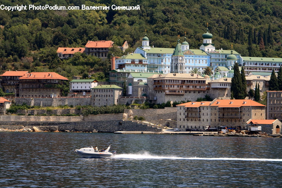 Architecture, Housing, Monastery, Waterfront, Cruise Ship, Ocean Liner, Ship