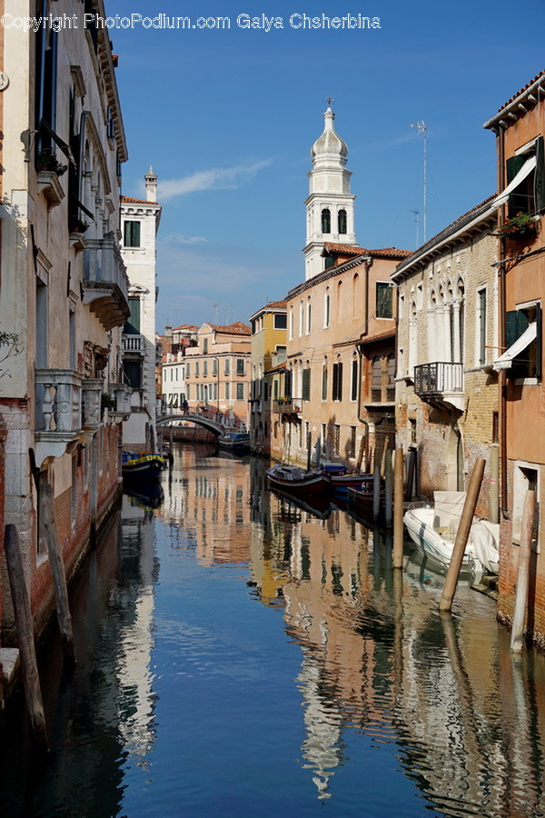 Canal, Outdoors, Water, Boat, Gondola