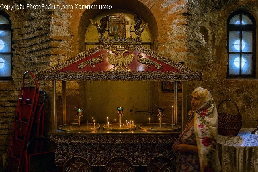 Window, Altar, Architecture, Building, Flora
