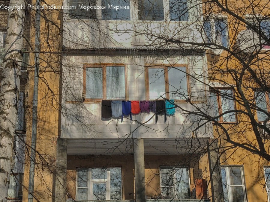 Building, Neighborhood, Urban, Apartment Building, City