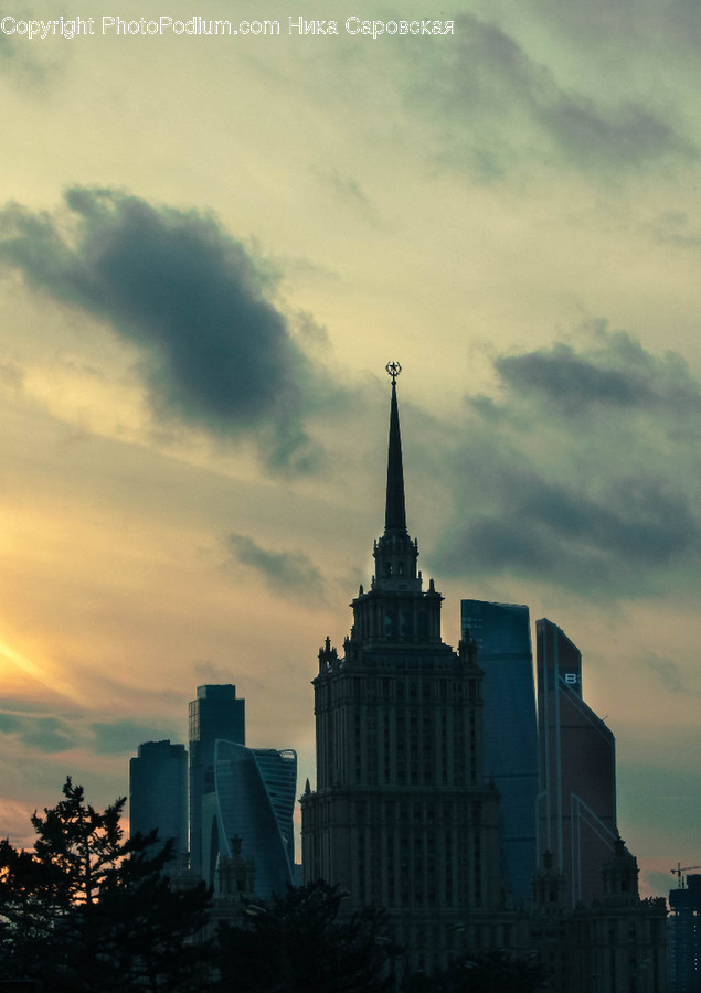 Building, City, Downtown, Town, Urban