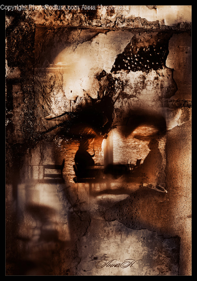 Fireplace, Hearth, Silhouette, Fire, Crypt