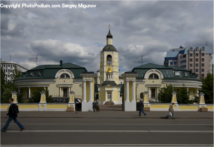 Architecture, Dome, Mosque, Worship, Downtown, Plaza, Town Square