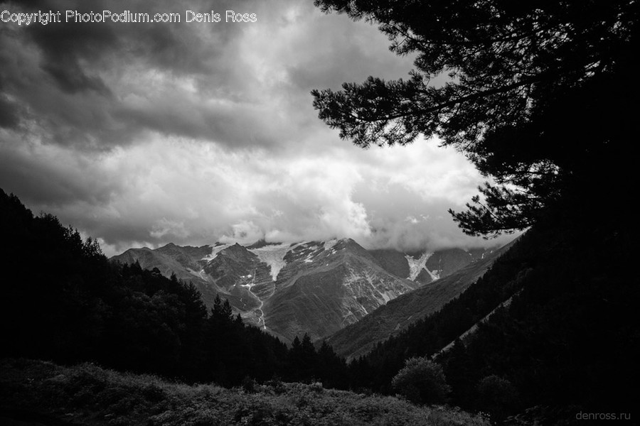 Alps, Mountain, Nature, Outdoors, Silhouette