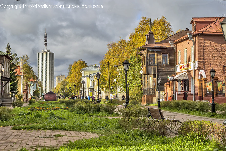 Building, Neighborhood, Urban, House, Housing