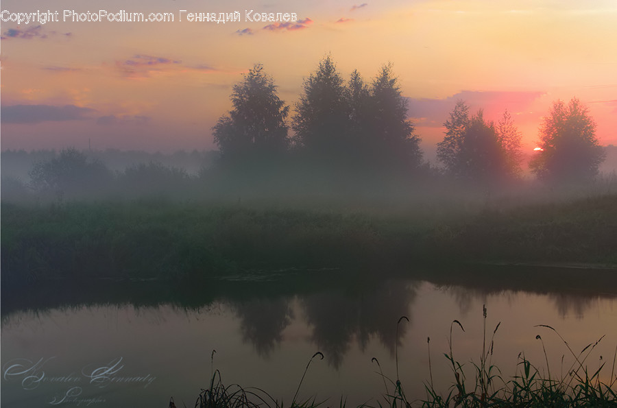 Dawn, Dusk, Nature, Outdoors, Red Sky