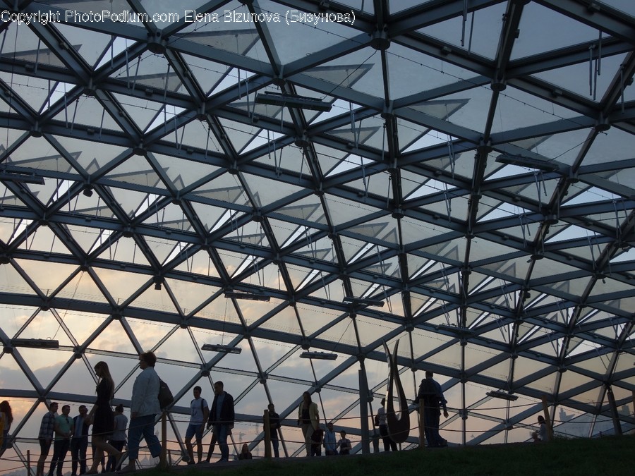 Architecture, Building, Dome, Airport, Patio