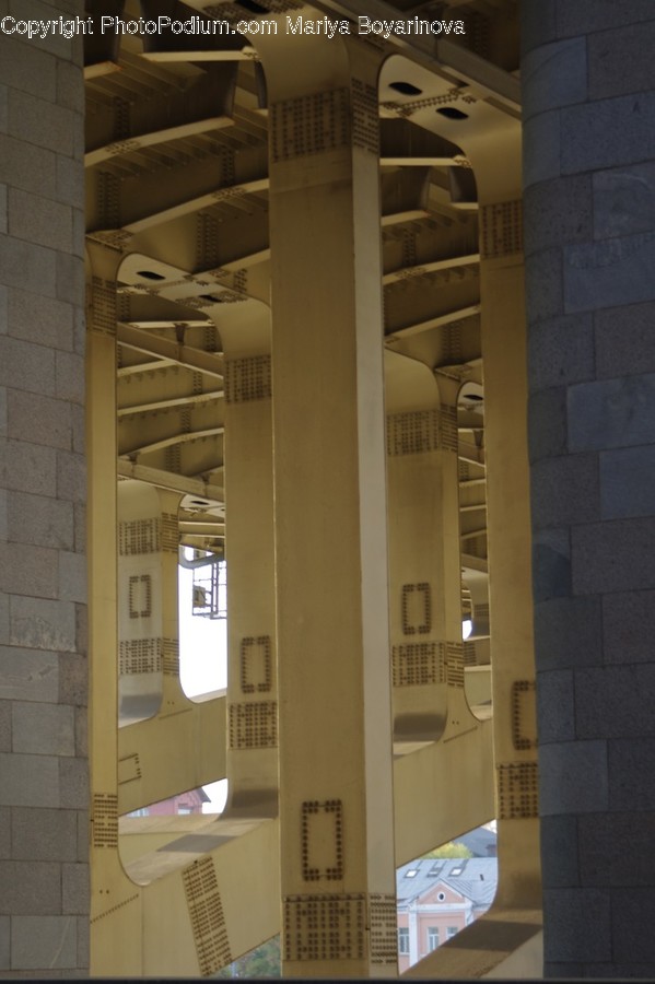 Architecture, Building, Column, Pillar, Housing