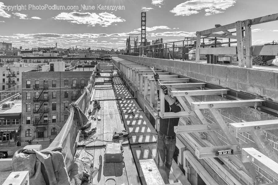 Urban, Building, City, Town, Dock