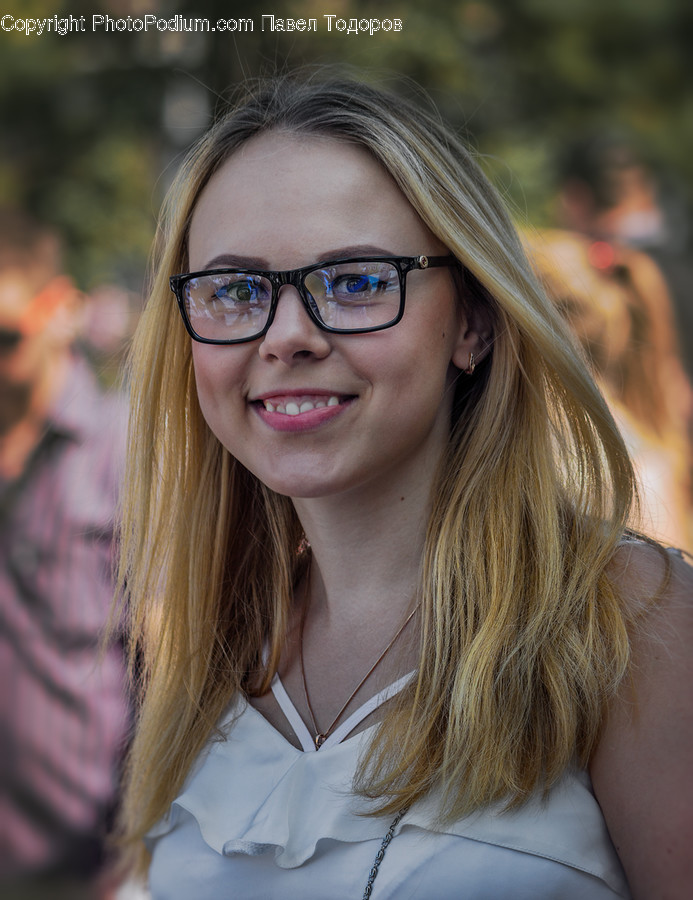 Human, People, Person, Glasses, Blonde