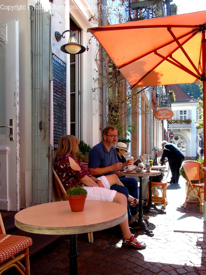 Restaurant, Cafe, Sitting, Person, Human