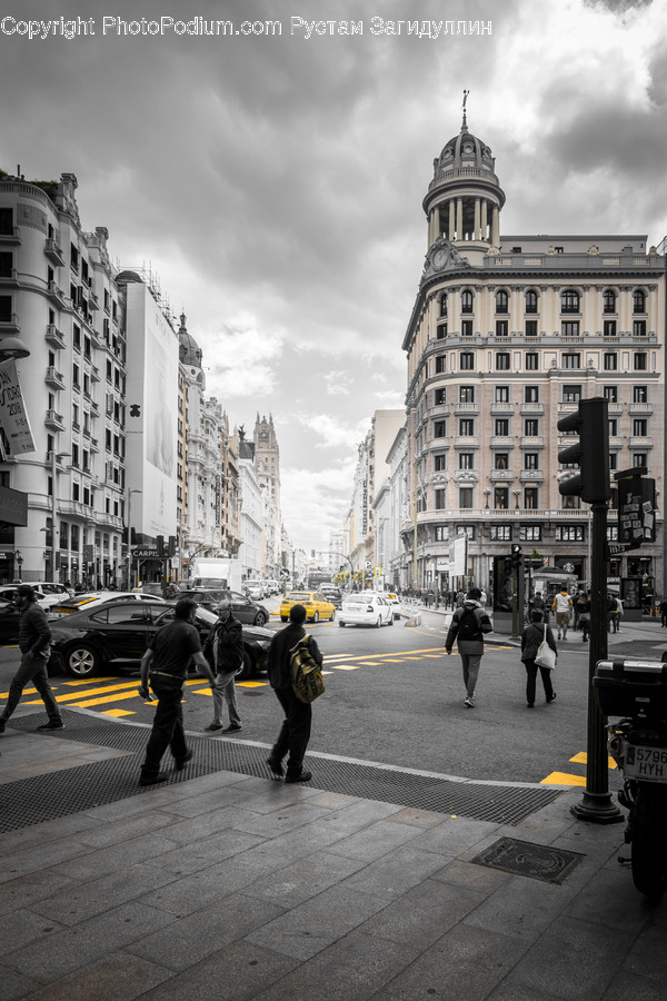 Road, Intersection, Human, Person, Pedestrian