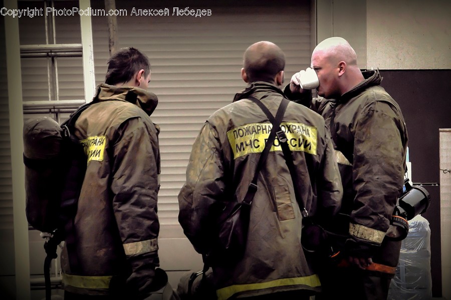 Human, Fireman, Person, Jacket, Apparel
