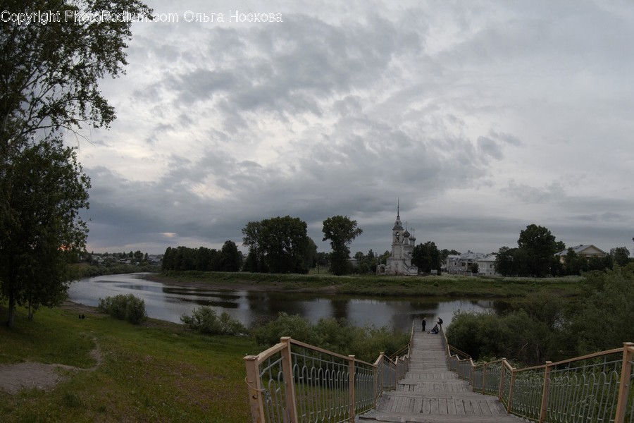 Banister, Handrail, Railing, Boardwalk, Building