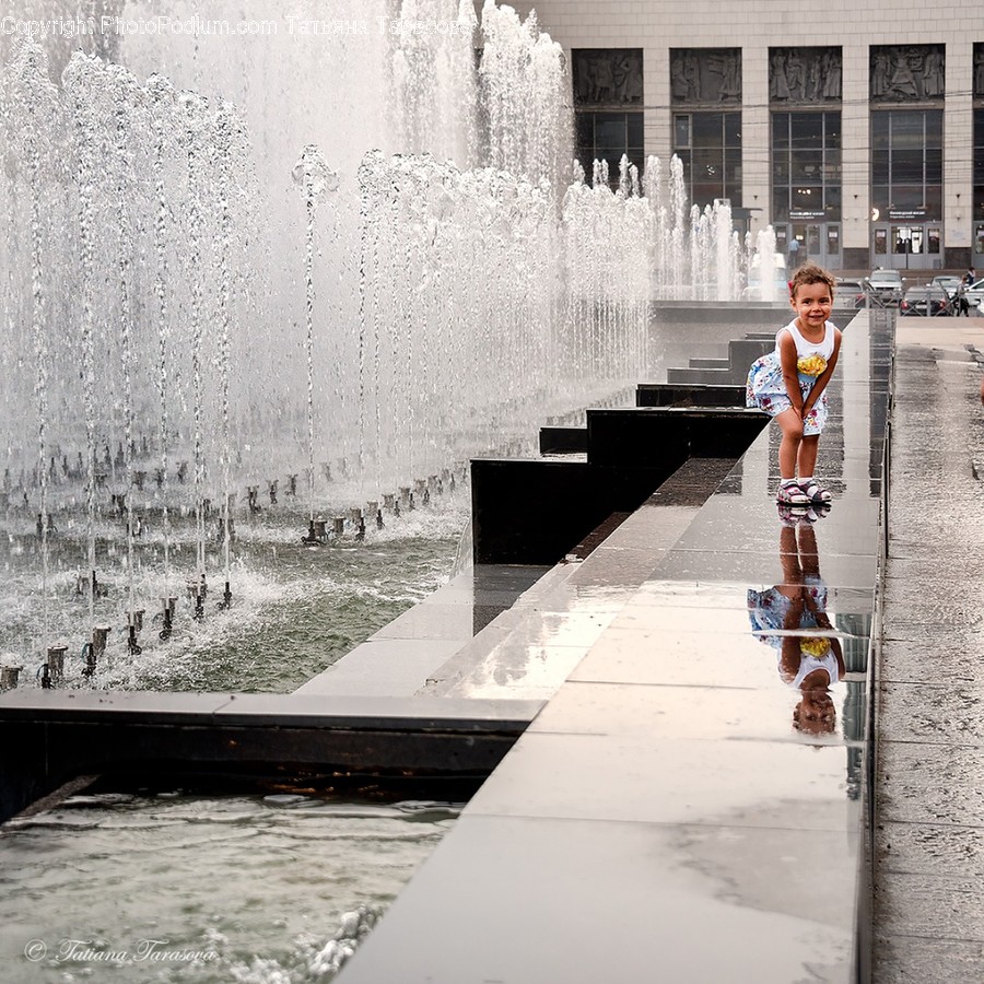 Water, Human, Person, Fountain, Clothing