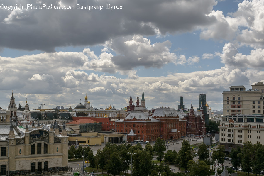 Nature, Weather, Spire, Tower, Architecture