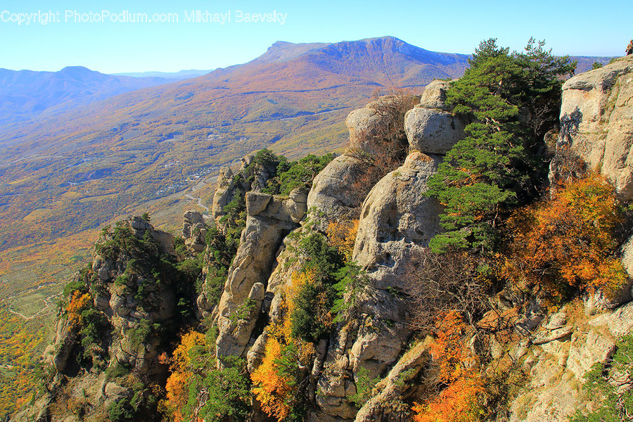 Nature, Outdoors, Cliff, Mountain, Plateau