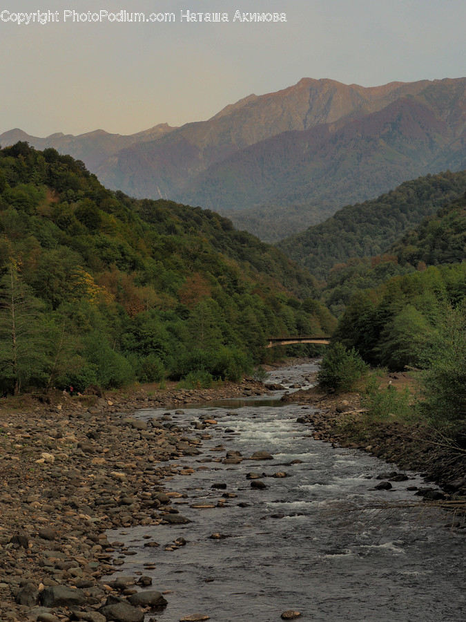 Nature, Outdoors, Water, Mountain, Road