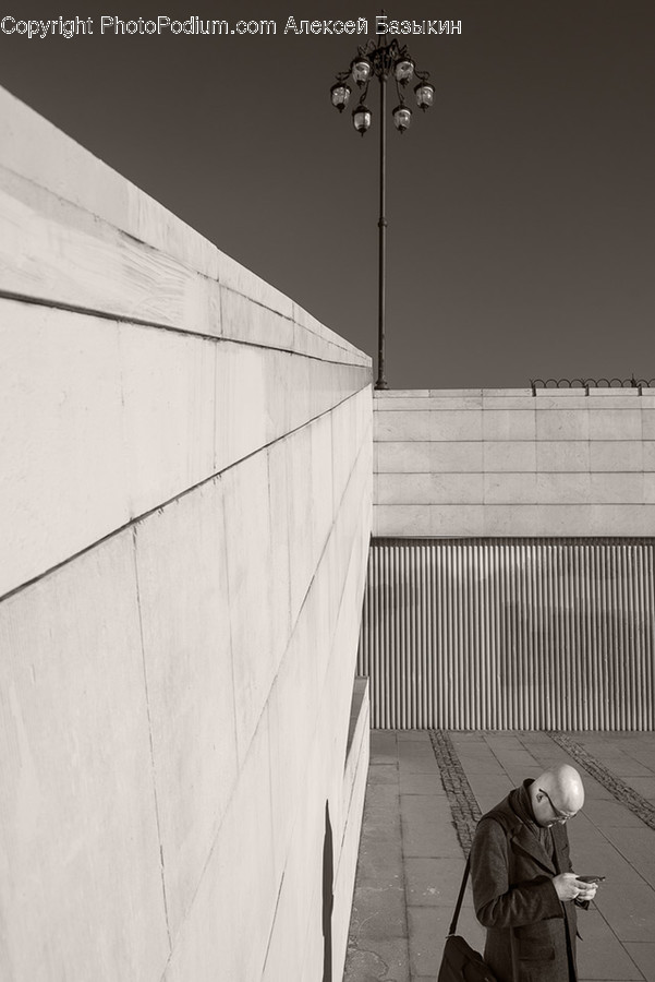 Handrail, Banister, Person, Human, Concrete