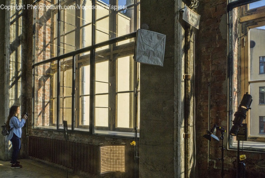 Person, Human, Building, Home Decor, Window