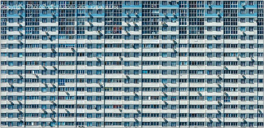 Urban, High Rise, City, Building, Town