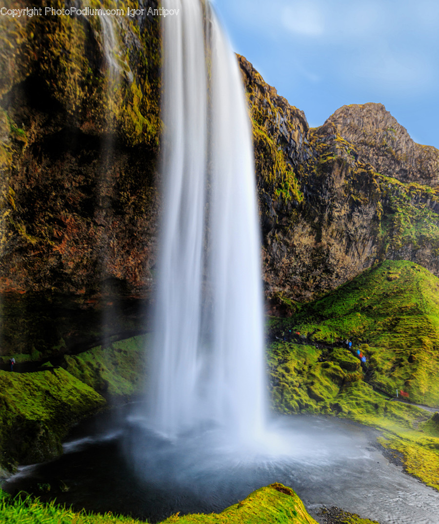 Outdoors, Water, River, Nature, Waterfall