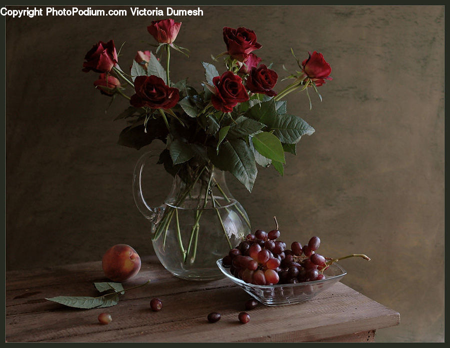 Blossom, Flower, Plant, Rose, Glass, Goblet, Flower Arrangement