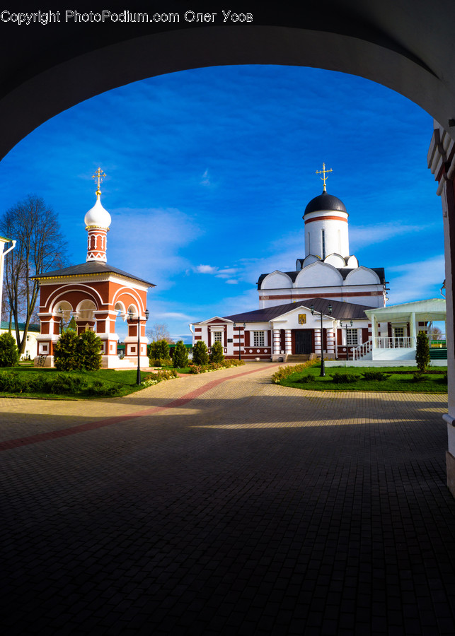 Architecture, Building, Dome, Asphalt, Tarmac