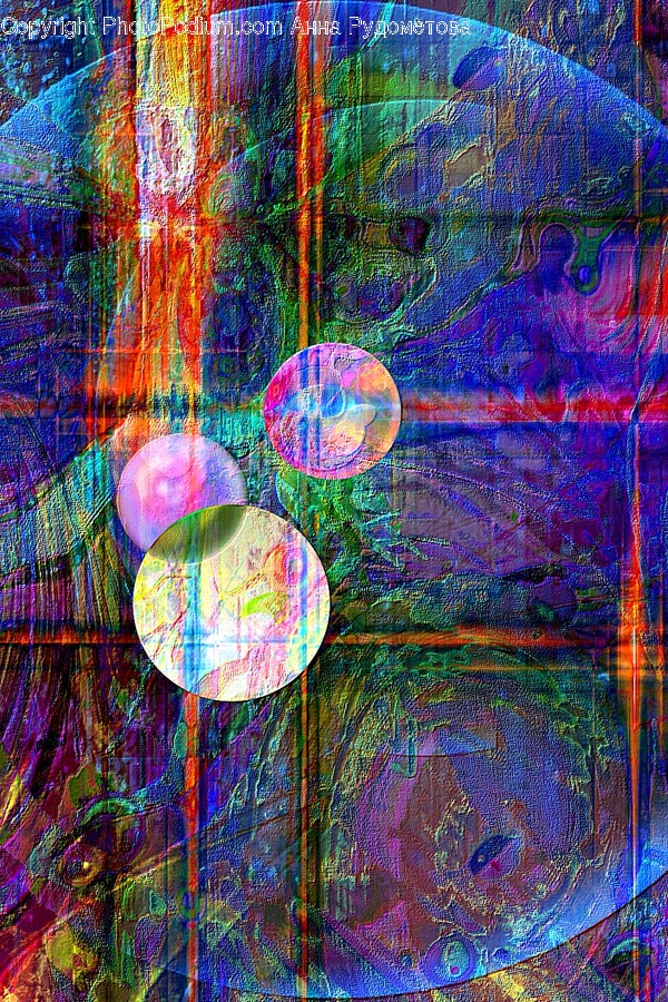 Modern Art, Art, Pattern, Bubble, Painting