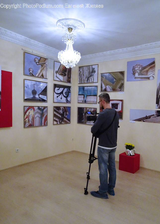 Art, Art Gallery, Person, Human, Flooring