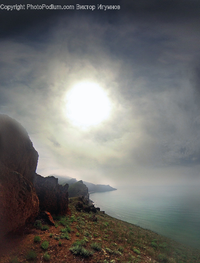Light, Flare, Sunlight, Promontory, Nature