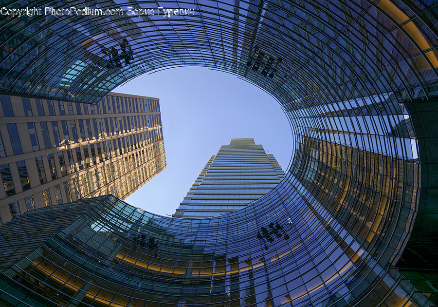 Office Building, Building, Architecture, Town, Urban