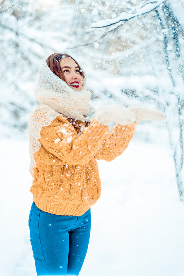 Clothing, Apparel, Nature, Outdoors, Snow
