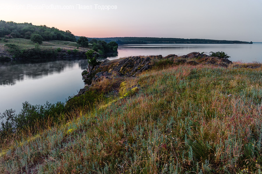 Nature, Outdoors, Water, Land, Promontory