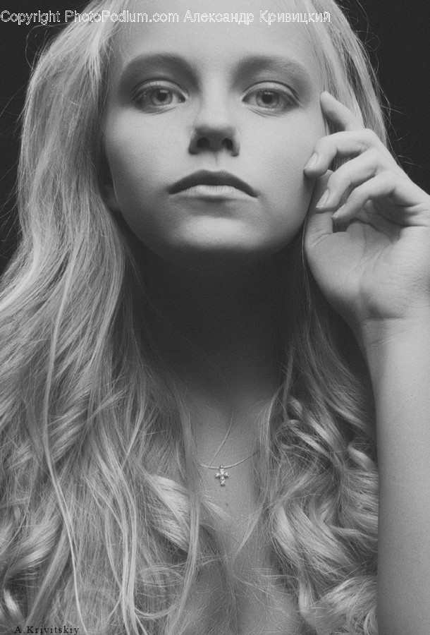 Face, Human, Person, Female, Photo