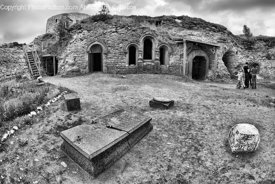 Human, Person, Tomb, Furniture, Bench
