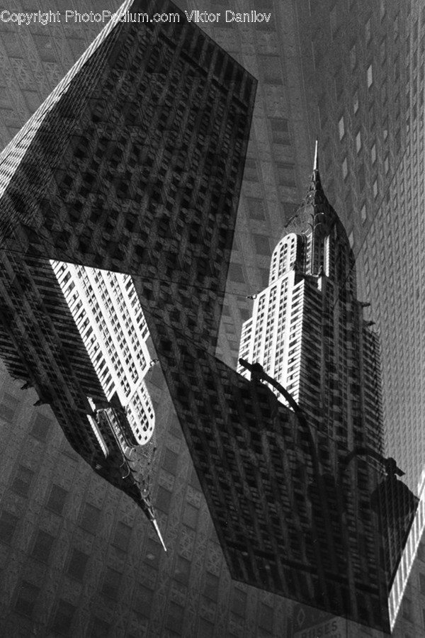 Town, Building, City, Urban, High Rise