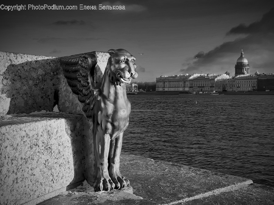Sculpture, Art, Statue, Pet, Dog