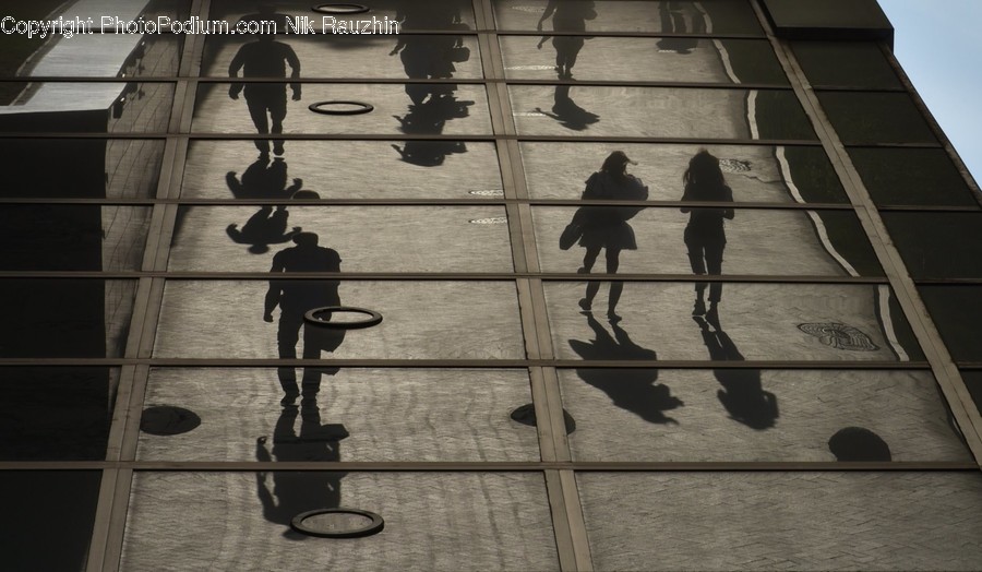 Person, Human, Handrail, Banister, Silhouette