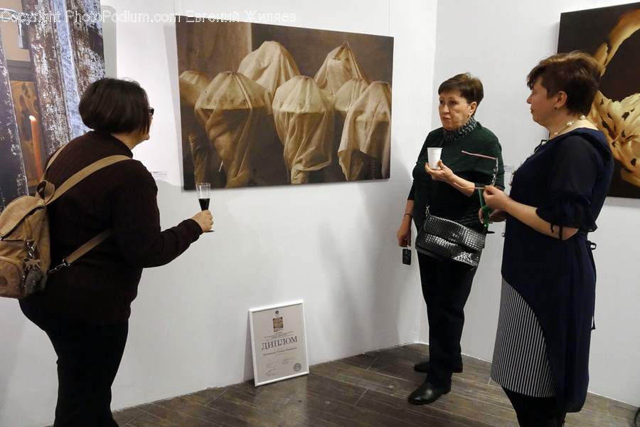 Art, Art Gallery, Human, Person, Apparel