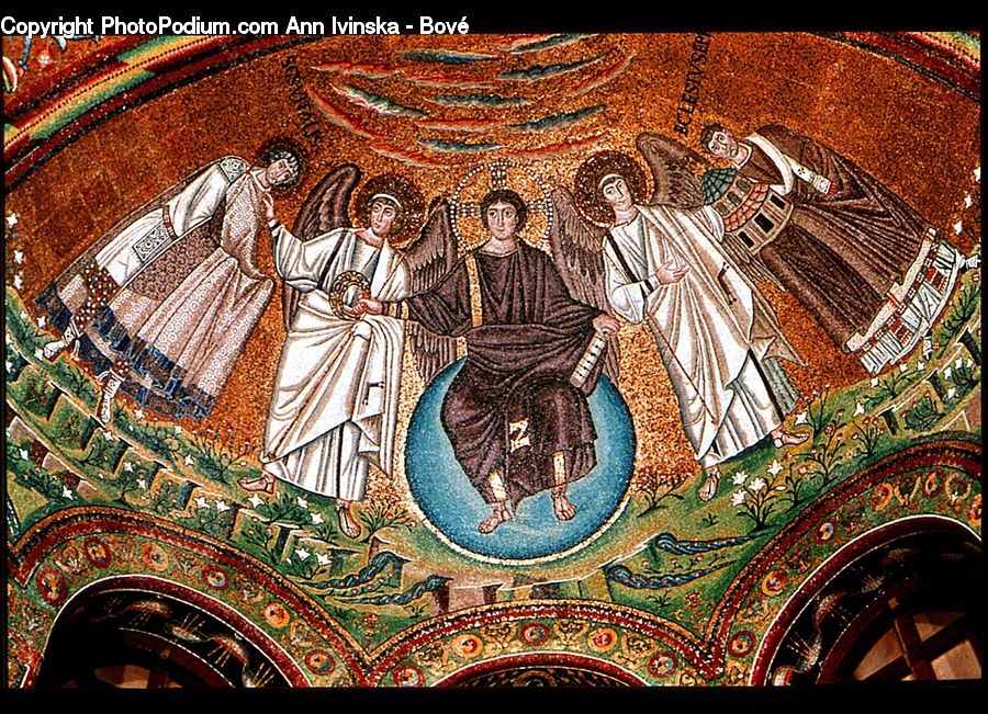 Altar, Apse, Architecture, Art, Mosaic, Tile, Church