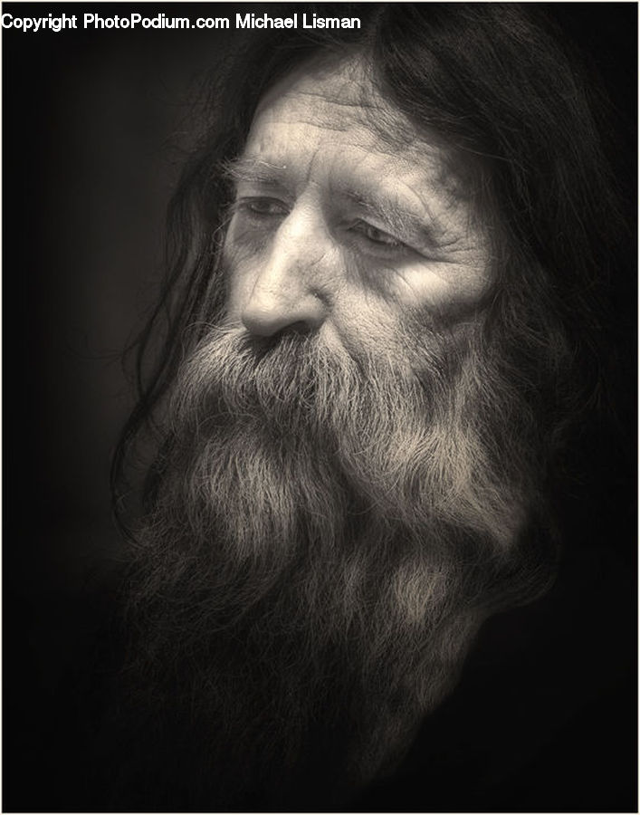 Beard, Hair, Person, Portrait, Face