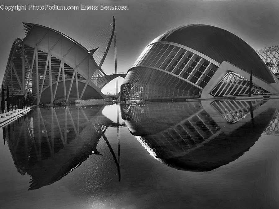 Architecture, Building, Planetarium, Nature, Lighting