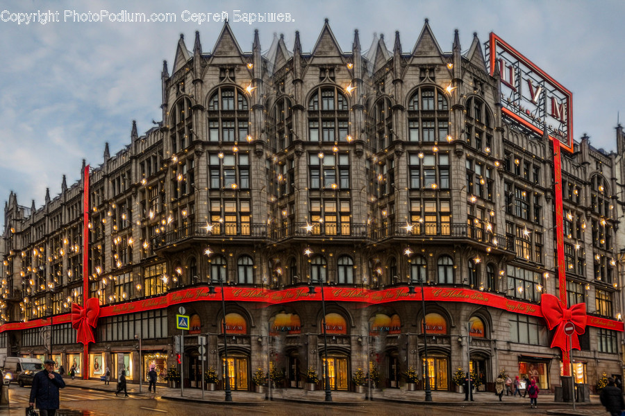 Town, Downtown, City, Building, Urban